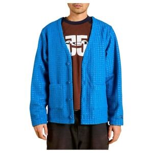 Pleasures Boredom Cardigan in Blue, Size Small, NWT